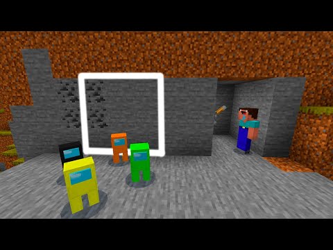 Coffin Meme "Among Us" Traps Edition Part 4- Minecraft