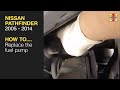 How To Replace The Fuel Pump On The Nissan Pathfinder 2005 To 2014