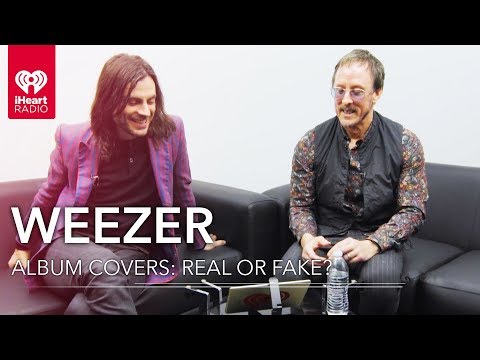 Can Weezer Guess Which Album Covers Are Real or Fake? | Album Covers: Real or Fake?