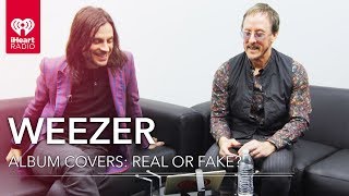 Can Weezer Guess Which Album Covers Are Real or Fake? | Album Covers: Real or Fake?