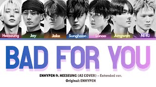 Download lagu ENHYPEN ft. HEESEUNG (OT7 Version) of ‘Bad for You (EXTENDED)’ (Original by ENHYPEN) mp3
