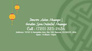 Garden Spa Day Spa Denver – Best Massage Therapist In Denver