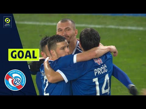 Goal Ludovic AJORQUE (65' - RCSA) RC STRASBOURG ALSACE - FC GIRONDINS DE BORDEAUX (5-2) 21/22
