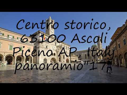 How to pronounce Centro storico, 63100 Ascoli Piceno AP, Italy  panoramio"17" in Italian?