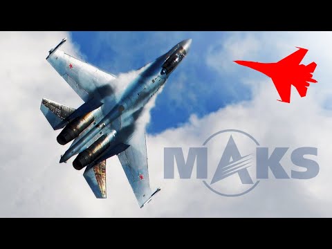 SU-35 be like:  PHYSICS SOLD SEPARATELY  ✈️ MAKS 2017 [Remastered]