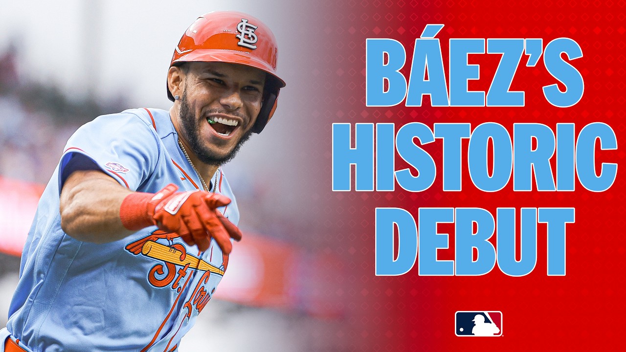 HISTORY! 🔥 Joshua Báez becomes the FIRST PLAYER EVER to hit THREE HOME RUNS in his MLB debut! 🤯