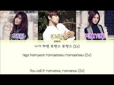 K.Will - You Call It Romance (니가 하면 로맨스) (ft. Davichi) [Eng/Rom/Han] Picture + Color Coded HD