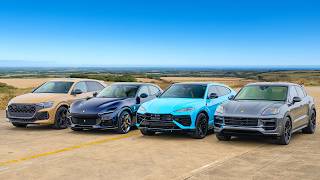Novo Urus SE vs Purosangue vs Cayenne Turbo vs RSQ8 Perf: CORRIDA DE ARRANCADA