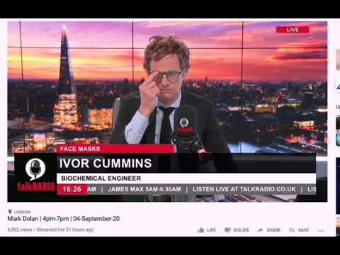 Ivor Cummins (FatEmperor) on Face Mask effectiveness