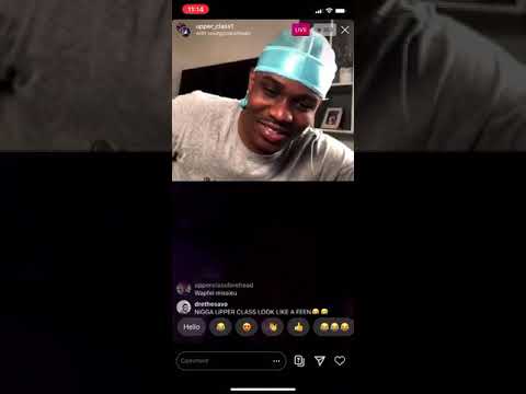 Upper Class With Young Costamado Joking On Each Other (Funny) Instagram Live August 13, 2020