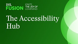 The Accessibility Hub: Using Brightspace to Provide Accommodation Letters