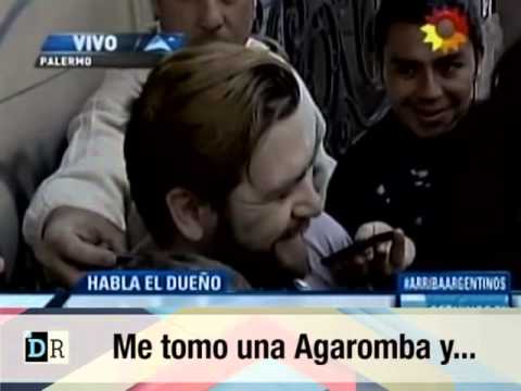 me tomo una agaromba y