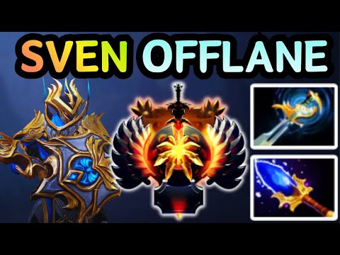 🔥 UNSTOPPABLE FORCE 💪 SVEN OFFLANE BREAKS THE META | DOTA 2 🔥