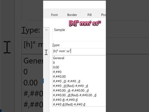 Excel Tips: Work with Degrees, Minutes, and Seconds Like a Pro #exceltips
