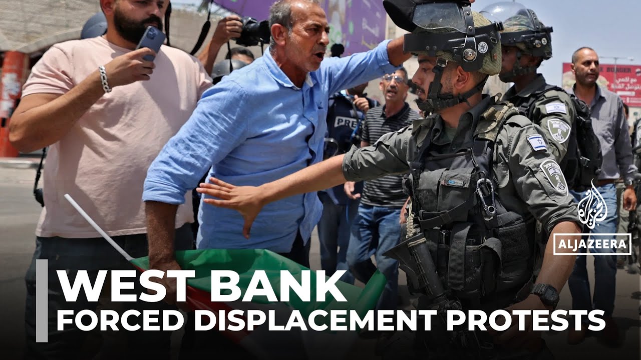 Palestinians demand to return home: Protests in West Bank against forced displacement