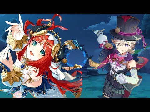 Nilou & Lyney Kazuha Mono Pyro Spiral Abyss Floor 12