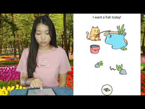 Brain Find Level 53 I want a fish today Walkthrough - YouTube