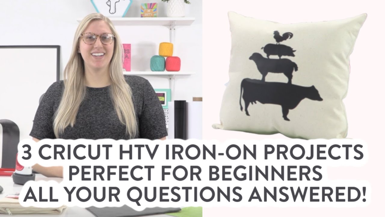 3 Cricut HTV Iron-On Projects Perfect For Beginners