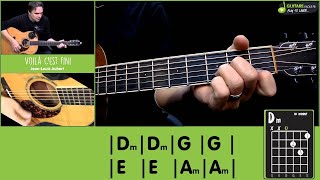 Voila c'est fini - Guitare: Tuto cover Jean-Louis Aubert