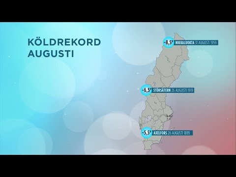 Så är vädret i sista sommarmånaden - Nyhetsmorgon (TV4)