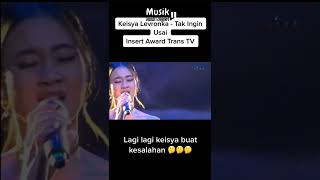 Download lagu Keisya Levronka Dianggap Gagal Nyanyi Lagunya 'Tak Ingin Usai' di HUT Insert. #shorts mp3