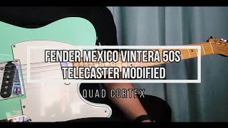 Video thumbnail for Fender Vintera 50s Telecaster Modified - Sound by 기타치니? (AYPG)
