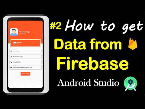 #2 Get data from Firebase database in Android Studio|| Profile Screen | Complete Tutorial [2021]