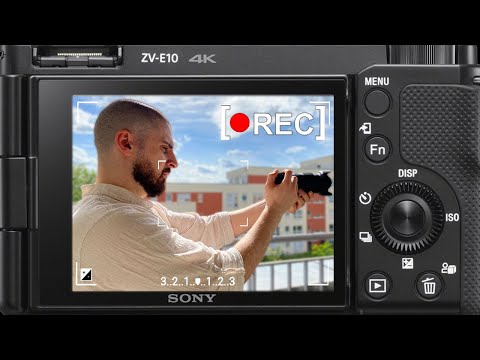 Sony ZV E10 - die BESTEN Einstellungen für Video