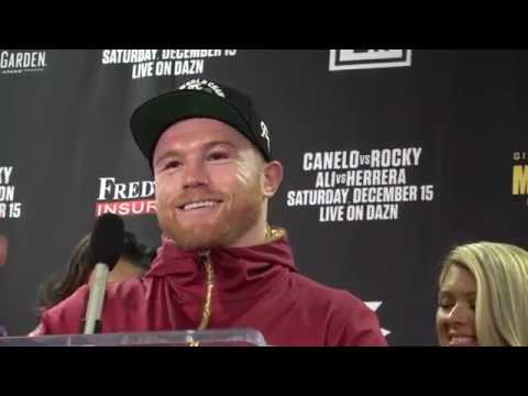 Canelo Seconds After Stopping Rocky Fielding Keeps It Real!