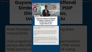 Guyonan Gibran ke Effendi Simbolon 'Dipecat' PDIP Dinilai Tak Pantas Disampaikan, Ungkit Masa Lalu