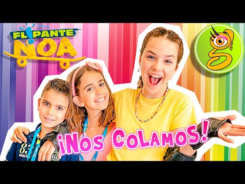 ¡NOS COLAMOS en el RODAJE de «FLIPANTE NOA»! Una serie de DISNEY CHANNEL