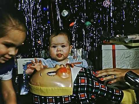 Found 16mm Film Home Movie - 1950s Christmas w/ Optical Sound