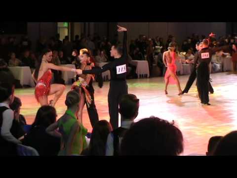 WDSF Youth Latin 1/16 rumba Maxim Bagin - Polina Dymshakova