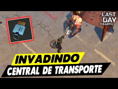 INVADINDO CENTRAL DE TRANSPORTE E PEGANDO CHAVE - Last Day On Earth