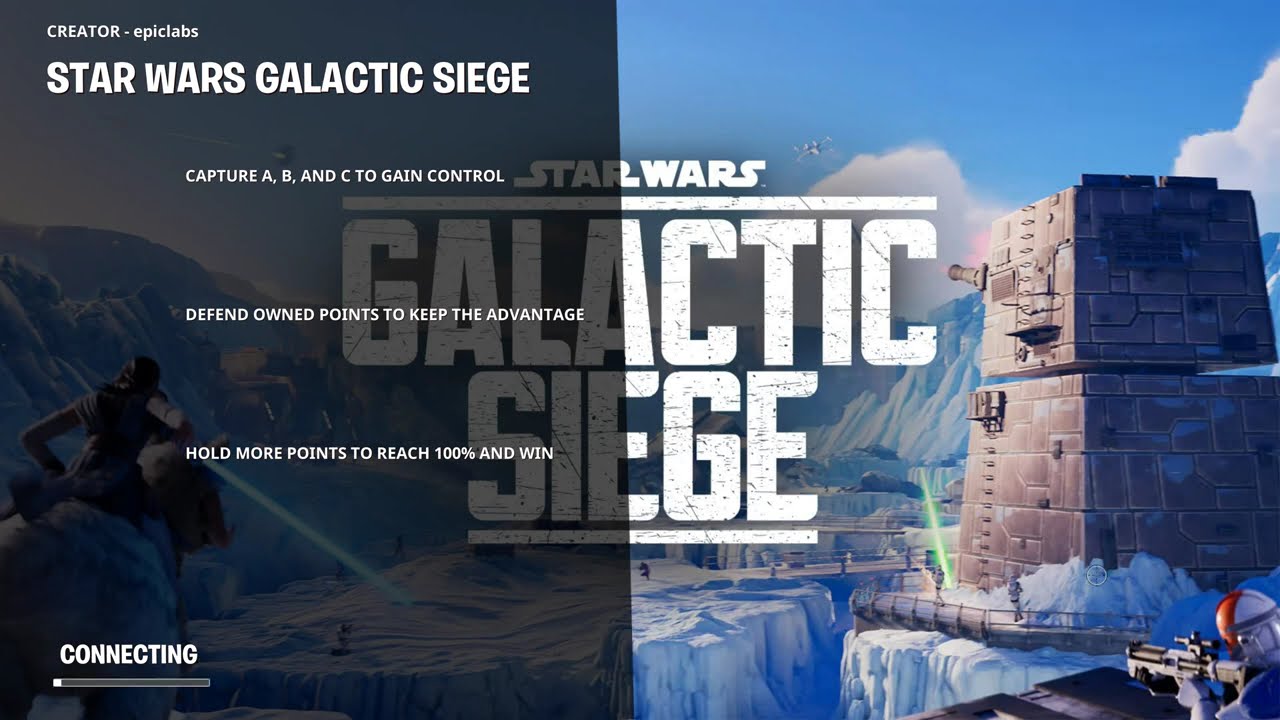 MAY THE 4TH - STAR WARS DAY = Fortnite 2026 - GALACTIC SIEGE STAR  DESTROYER BREAKOUT EMPIRE 4K GAME