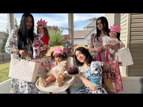 CELEBRATING MY REBORN TODDLER BELET'S BIRTHDAY IN THE HALLWAY OF MY HOUSE / I HAVE A GUEST