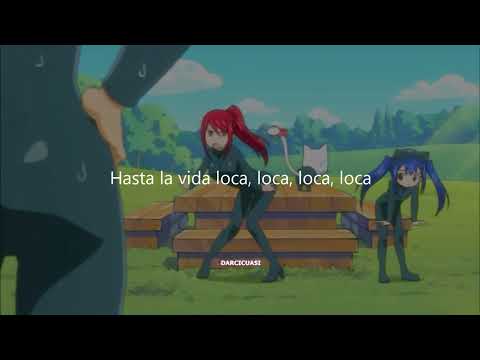 Cancion que dice "Hasta la vida loca, loca, loca, loca"//Toca Toca///Fly Project//sub español