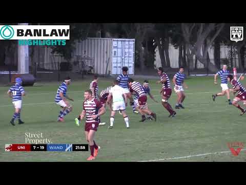 2019 NHRU Premier 1 - Round 5 Highlights - University v Wanderers