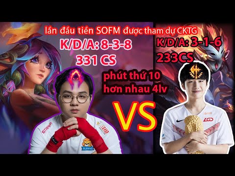 SN vs LGD (Game3) | SOFM Hành Nát Peanut 15 Phút Đầu Hơn Nhau Liên Tục 3 Cấp | SOFM Tham Dự CKTG