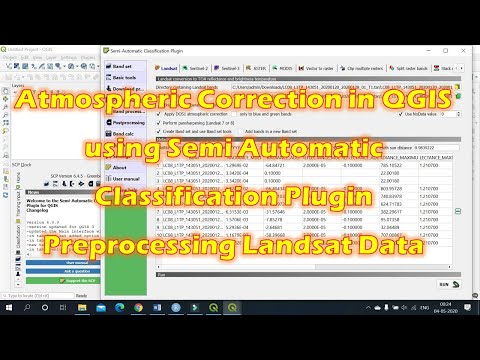 Landsat Image preprocessing - Semi-Automatic Classification Plugin in ...
