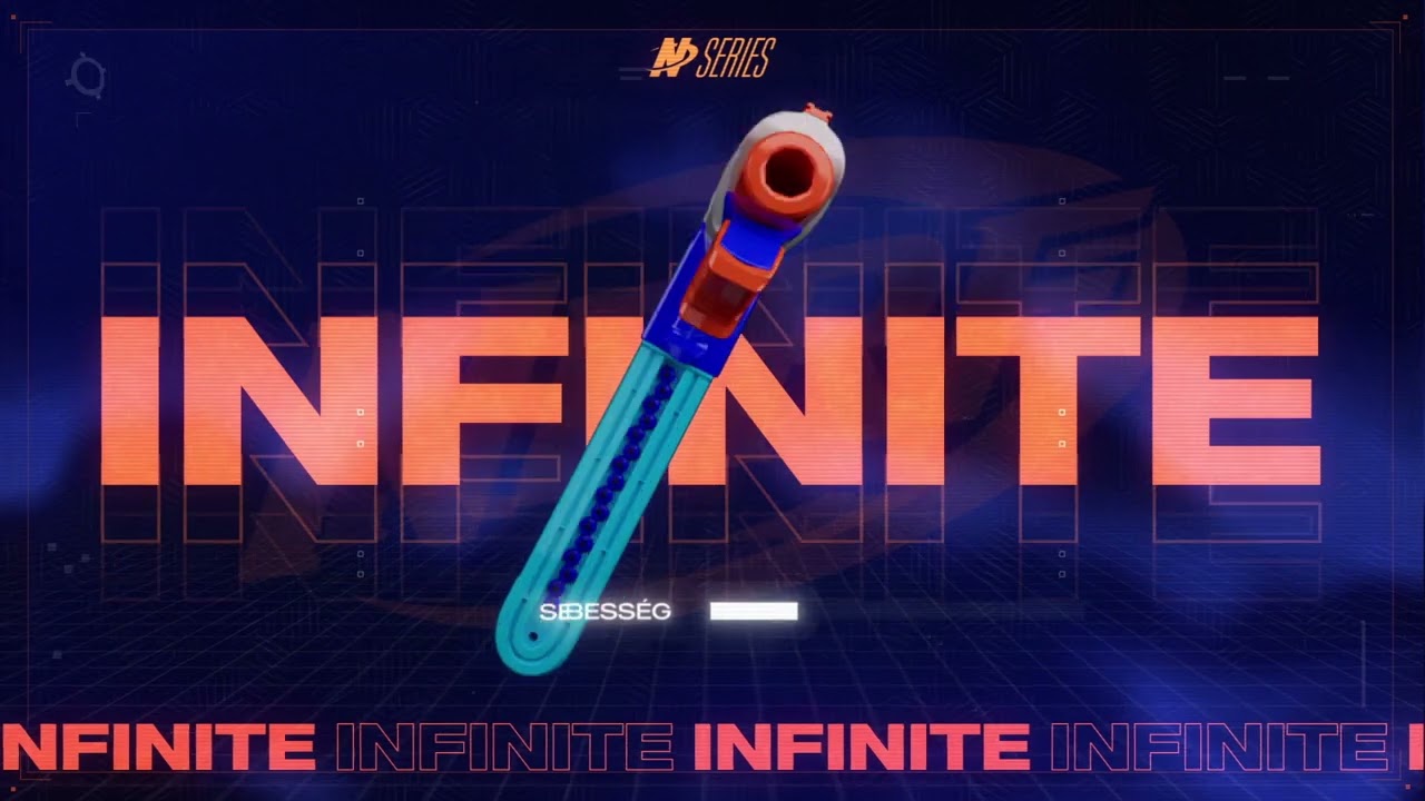 Nerf: N-Series: Infinite szivacslövő 80db tölténnyel - Hasbro videó