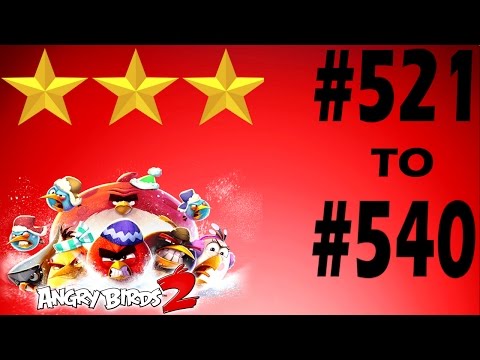 Angry Birds 2-Bamboo Forest Gravity Grove Levels {521-540} Three Star Walkthrough