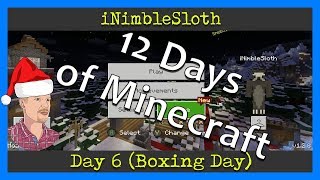 12 Days of Minecraft Christmas Giveaway (Day 6 - Boxing Day!) - iNimbleSloth Plays