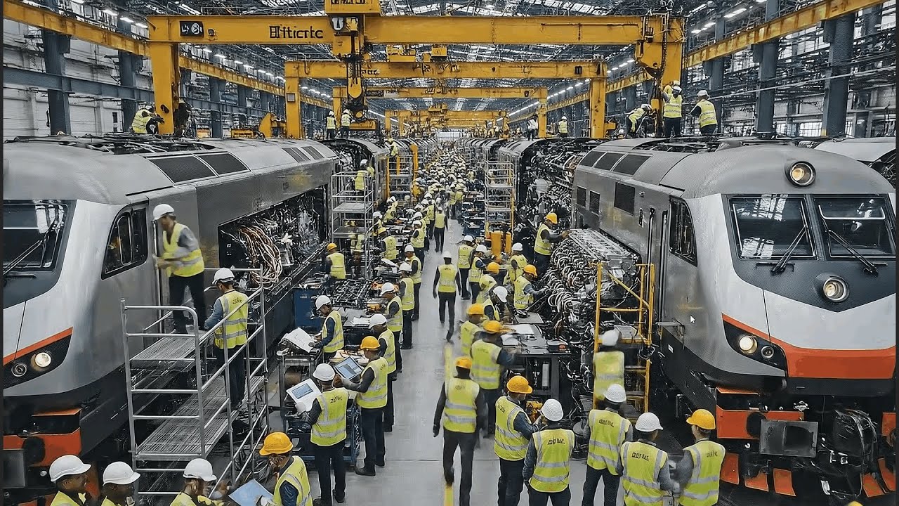 Inside the World’s Most Advanced Train Factory – The Making of a High Speed Locomotive