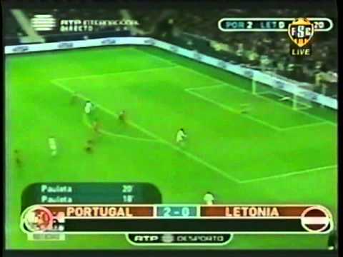 2005 (October 12) Portugal 3-Latvia 0 (World Cup qualifier).mpg