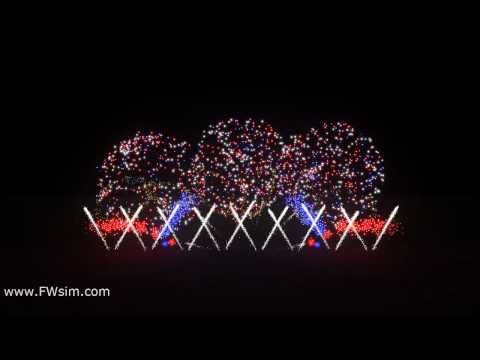 Synchronized Fireworks Show - 1