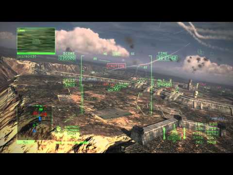 LuRki plays: Ace Combat Fires of Liberation - Mission 10 - Ragno Fortress