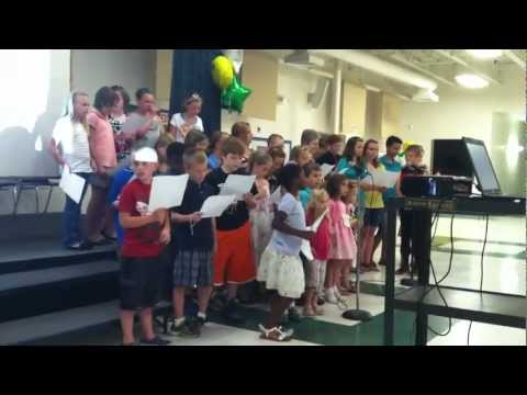 Retirement Song by Kids from Good Shepherd Lutheran School - Mr Mickley Principal(ed) M&M Man