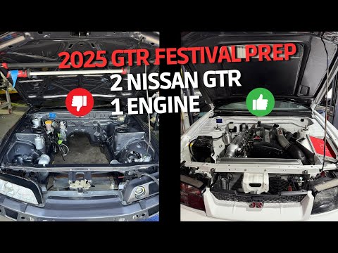 R33 GTR Close to First Start & R32 GTR is Back From Paint.....