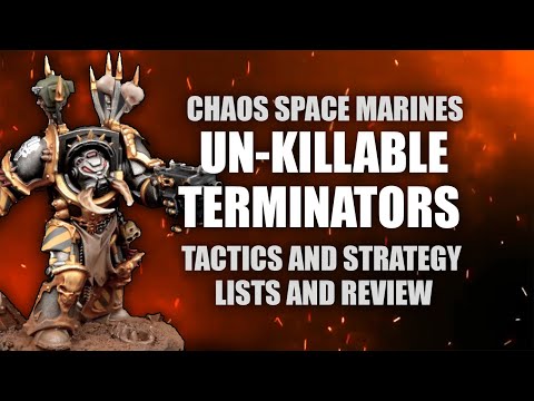 UN-KILLABLE Chaos Space Marine Terminators - Iron Warriors List review, strategy, Tactics and combos